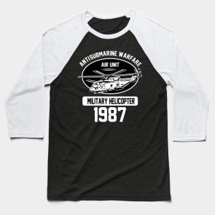 MILITARY HELICOPTER 1987 Baseball T-Shirt